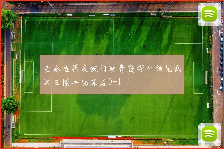 金永浩再度破门助青岛海牛领先武汉三镇半场落后0-1